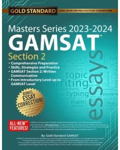 Masters Series GAMSAT Section 2 Preparation by Gold Standard