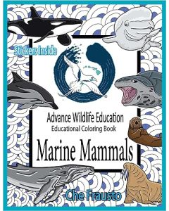 Marine Mammals: Wildlife Educational Coloring Book