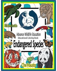 Endangered Species: Wildlife Educational Coloring Book