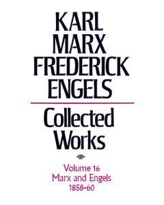 Marx & Engels Vol 16