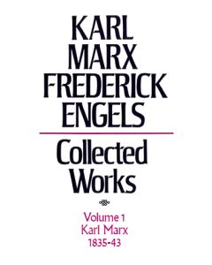 Marx & Engels Vol 01