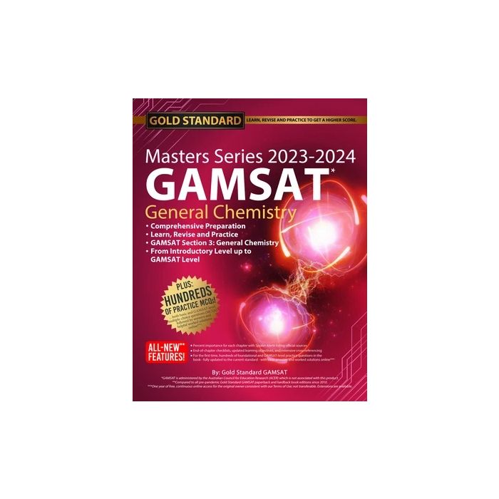 Masters Series GAMSAT Chemistry Preparation by Gold Standard