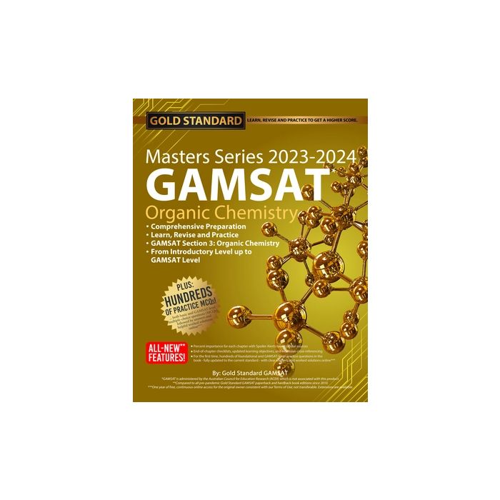 Masters Series  GAMSAT Organic Chemistry Preparation by Gold