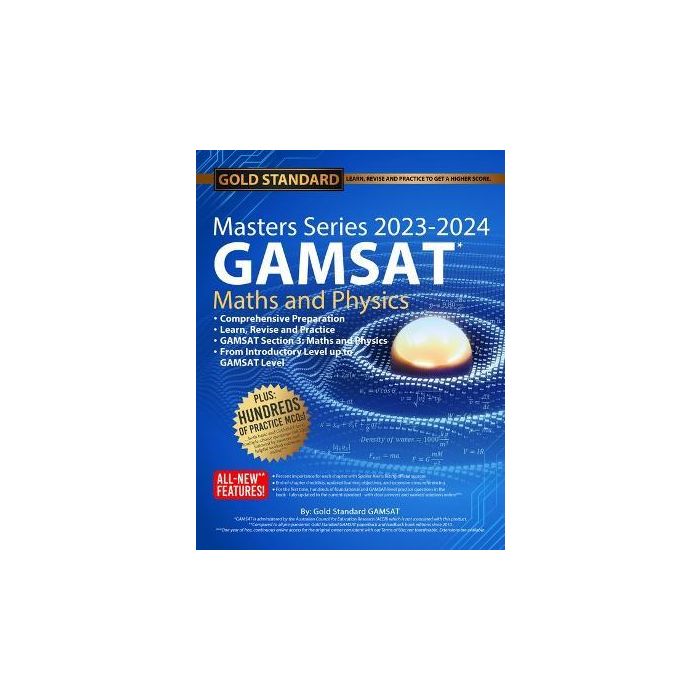 Masters Series GAMSAT Maths and Physics Preparation by Gold