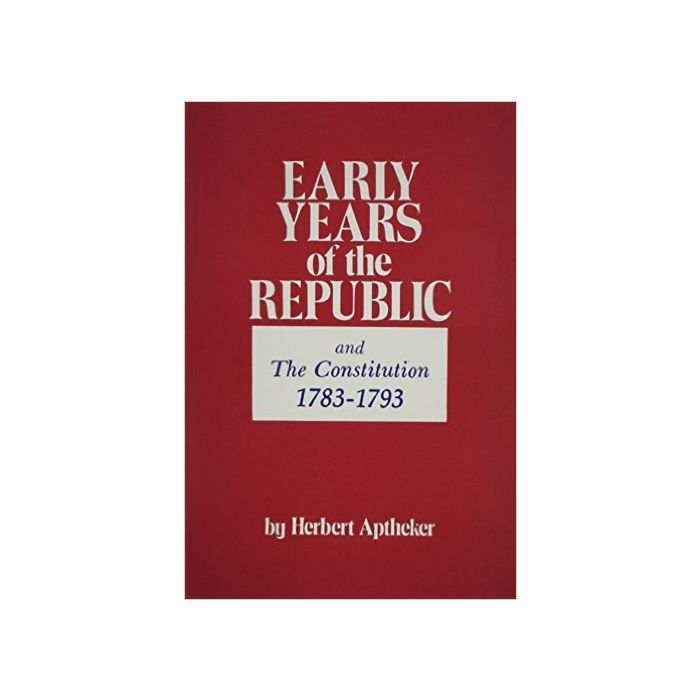 Early Years Of The Republic 1783-1793